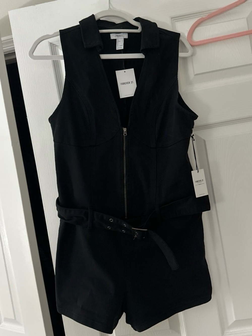 Western style denim romper